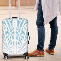 Blue New Zealand Puhoro Maori Tattoo Luggage Cover LT14 Blue - Polynesian Pride