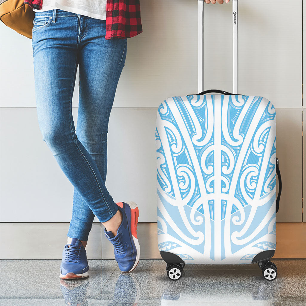Blue New Zealand Puhoro Maori Tattoo Luggage Cover LT14 - Polynesian Pride