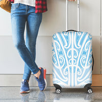 Blue New Zealand Puhoro Maori Tattoo Luggage Cover LT14 - Polynesian Pride