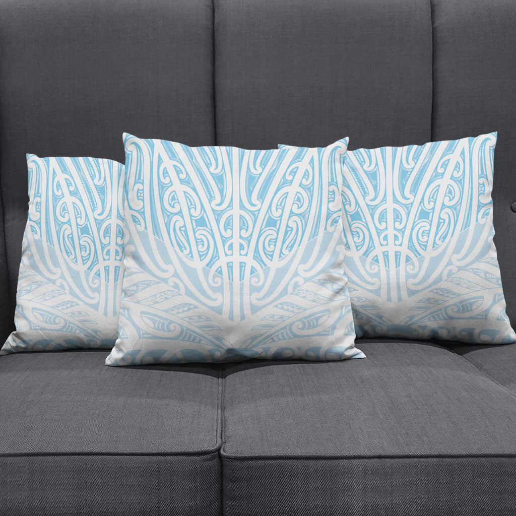 Blue New Zealand Puhoro Maori Tattoo Pillow Cover LT14 - Polynesian Pride