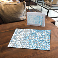 Blue New Zealand Puhoro Maori Tattoo Puzzle LT14 - Polynesian Pride