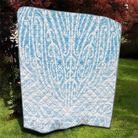 Blue New Zealand Puhoro Maori Tattoo Quilt LT14 - Polynesian Pride