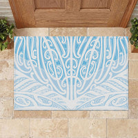 Blue New Zealand Puhoro Maori Tattoo Rubber Doormat LT14 Blue - Polynesian Pride