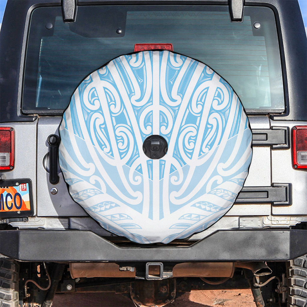 Blue New Zealand Puhoro Maori Tattoo Spare Tire Cover LT14 Blue - Polynesian Pride