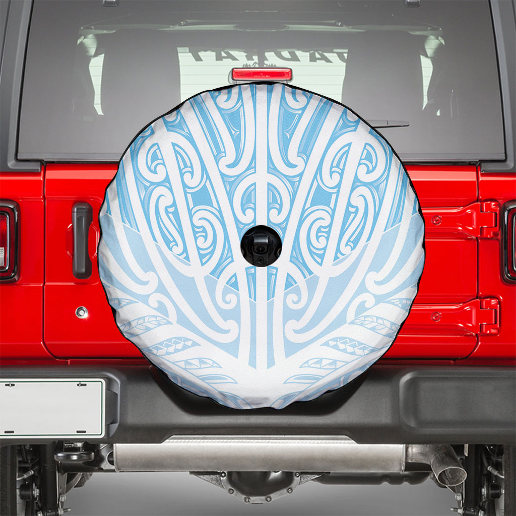 Blue New Zealand Puhoro Maori Tattoo Spare Tire Cover LT14 - Polynesian Pride