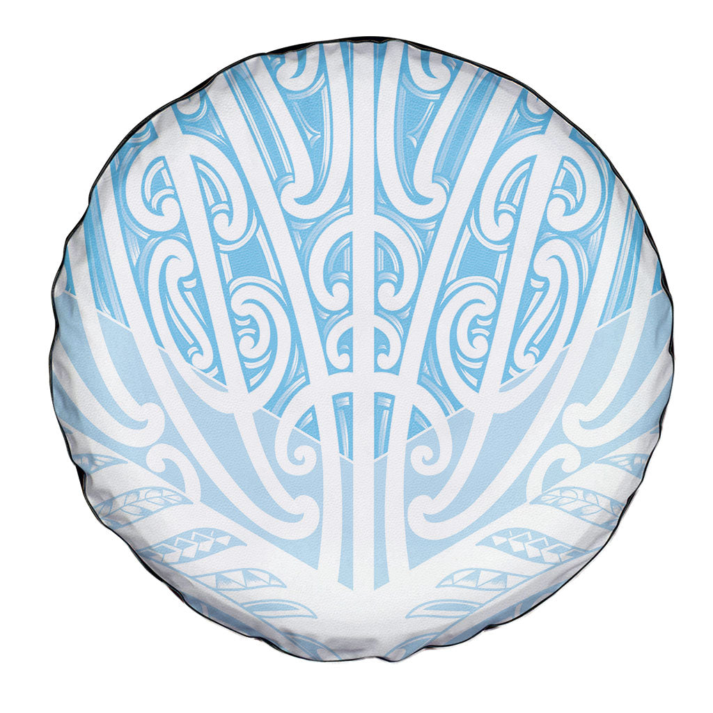 Blue New Zealand Puhoro Maori Tattoo Spare Tire Cover LT14 - Polynesian Pride