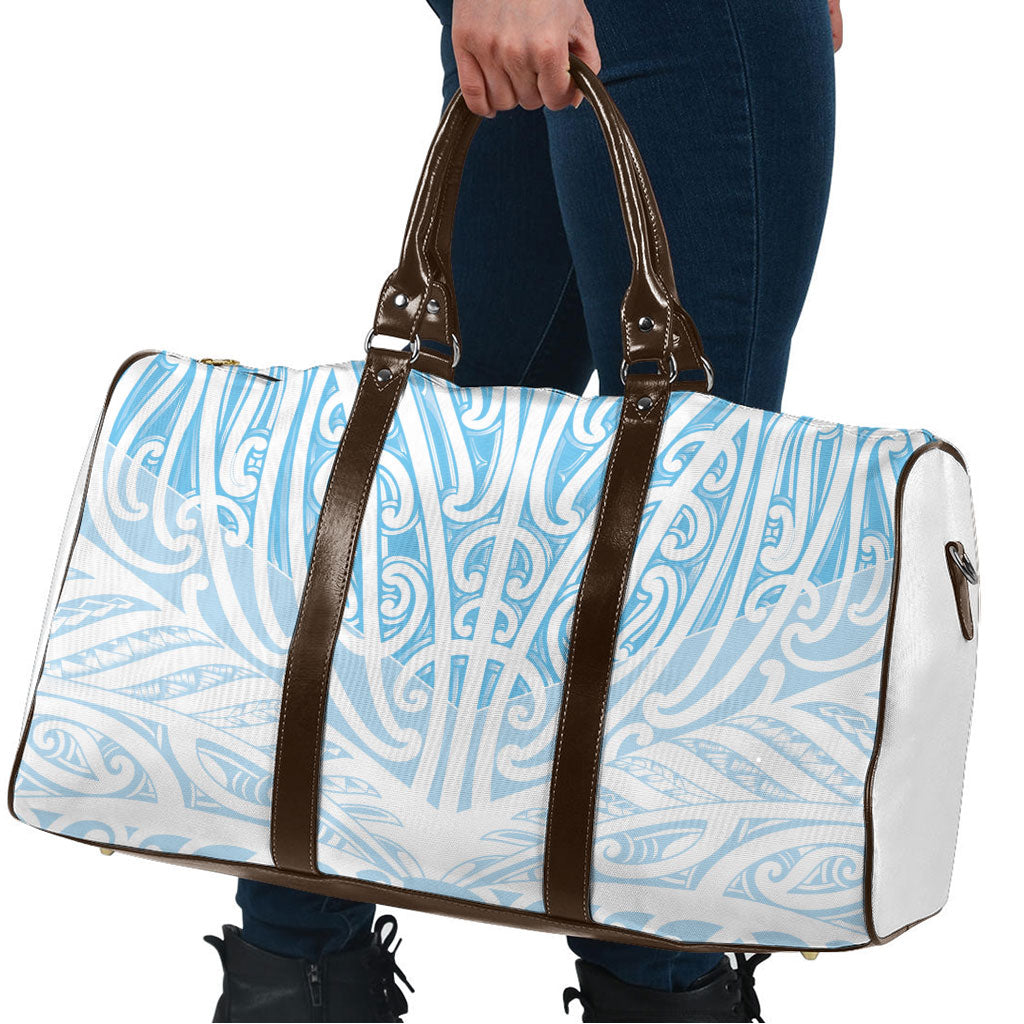 Blue New Zealand Puhoro Maori Tattoo Travel Bag LT14 - Polynesian Pride