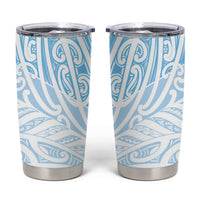 Blue New Zealand Puhoro Maori Tattoo Tumbler Cup LT14 Blue - Polynesian Pride