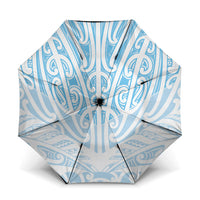 Blue New Zealand Puhoro Maori Tattoo Umbrella LT14 One Size Folded 11.42 inch Opened Diameter 37.4 inch Blue - Polynesian Pride