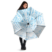 Blue New Zealand Puhoro Maori Tattoo Umbrella LT14 - Polynesian Pride