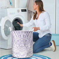 Purple New Zealand Puhoro Maori Tattoo Laundry Basket LT14 - Polynesian Pride