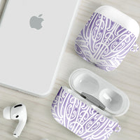 Purple New Zealand Puhoro Maori Tattoo AirPods Case LT14 - Polynesian Pride