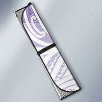 Purple New Zealand Puhoro Maori Tattoo Auto Sun Shade LT14 - Polynesian Pride