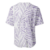Purple New Zealand Puhoro Maori Tattoo Baseball Jersey LT14 - Polynesian Pride