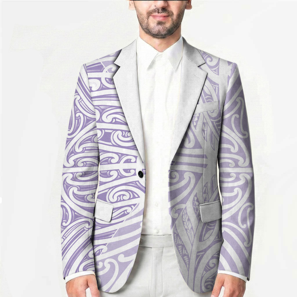 Purple New Zealand Puhoro Maori Tattoo Blazer LT14 - Polynesian Pride