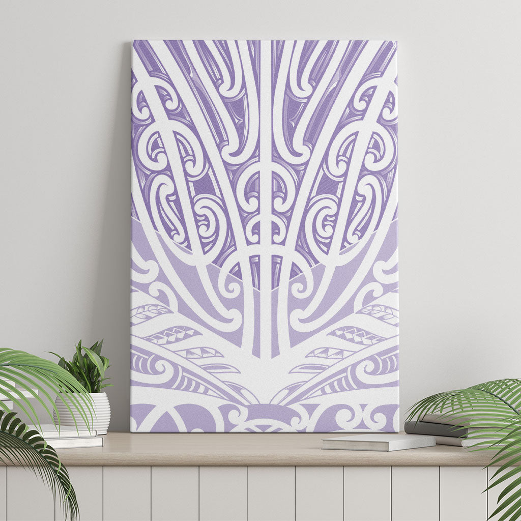 Purple New Zealand Puhoro Maori Tattoo Canvas Wall Art LT14 - Polynesian Pride