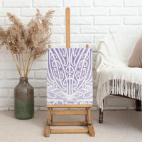 Purple New Zealand Puhoro Maori Tattoo Canvas Wall Art LT14 - Polynesian Pride