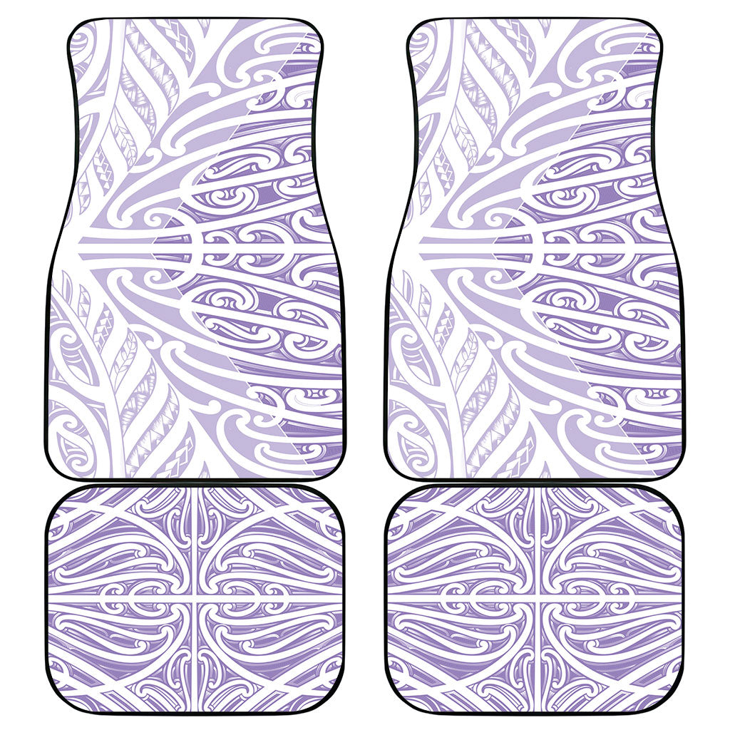 Purple New Zealand Puhoro Maori Tattoo Car Mats LT14 - Polynesian Pride