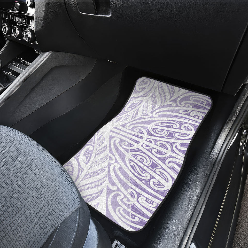 Purple New Zealand Puhoro Maori Tattoo Car Mats LT14 - Polynesian Pride