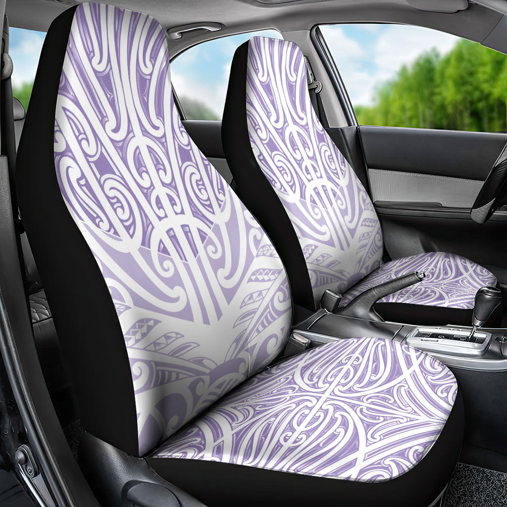 Purple New Zealand Puhoro Maori Tattoo Car Seat Cover LT14 - Polynesian Pride
