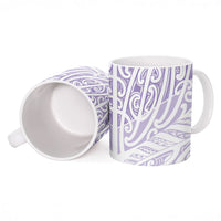 Purple New Zealand Puhoro Maori Tattoo Ceramic Mug LT14 - Polynesian Pride