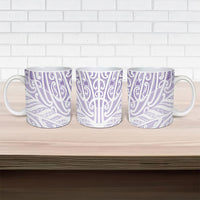 Purple New Zealand Puhoro Maori Tattoo Ceramic Mug LT14 - Polynesian Pride