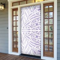 Purple New Zealand Puhoro Maori Tattoo Door Cover LT14 - Polynesian Pride