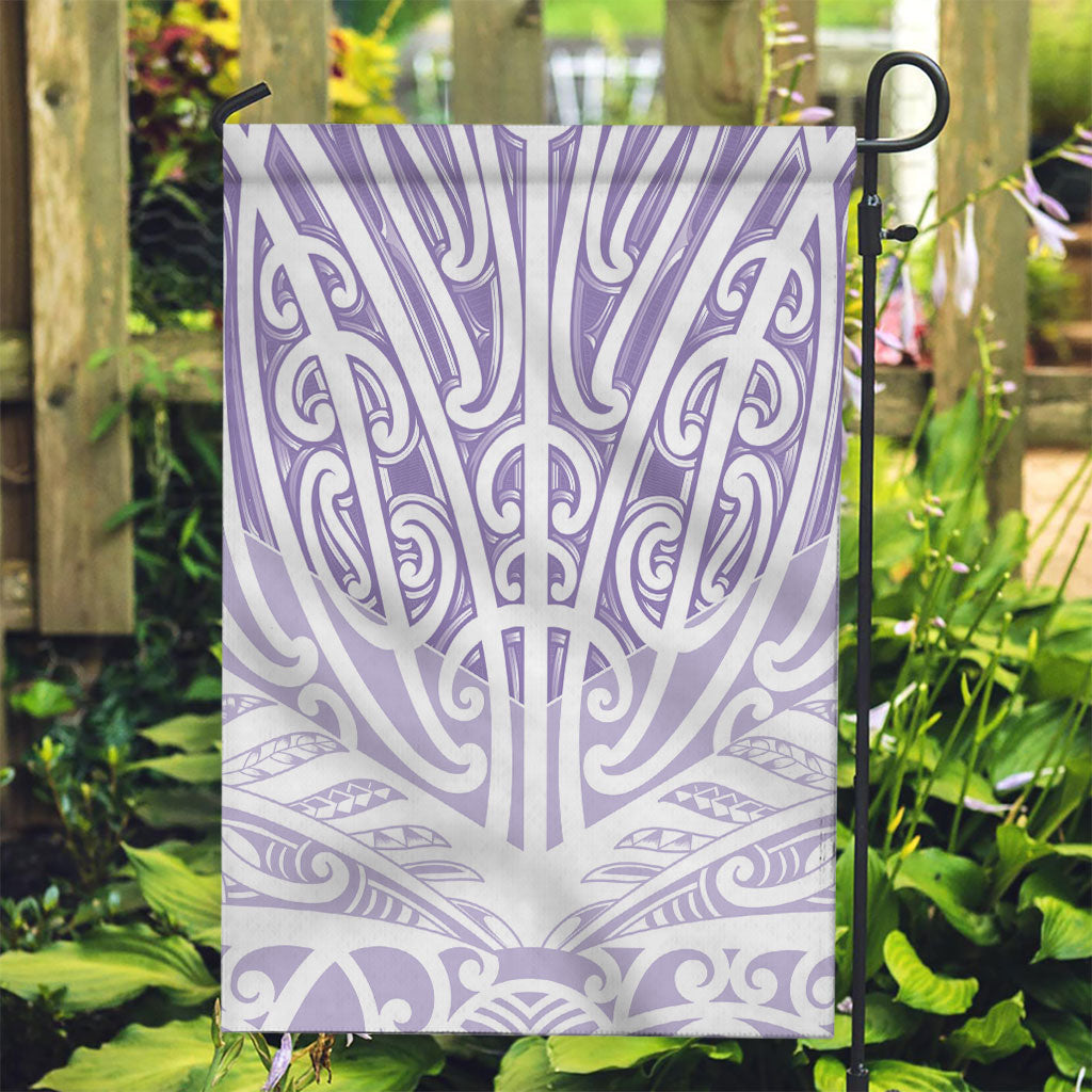 Purple New Zealand Puhoro Maori Tattoo Garden Flag LT14 Garden Flag Purple - Polynesian Pride