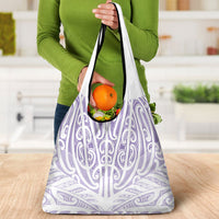 Purple New Zealand Puhoro Maori Tattoo Grocery Bag LT14 - Polynesian Pride