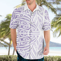Purple New Zealand Puhoro Maori Tattoo Hawaiian Shirt LT14 - Polynesian Pride