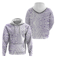 Purple New Zealand Puhoro Maori Tattoo Hoodie LT14 - Polynesian Pride