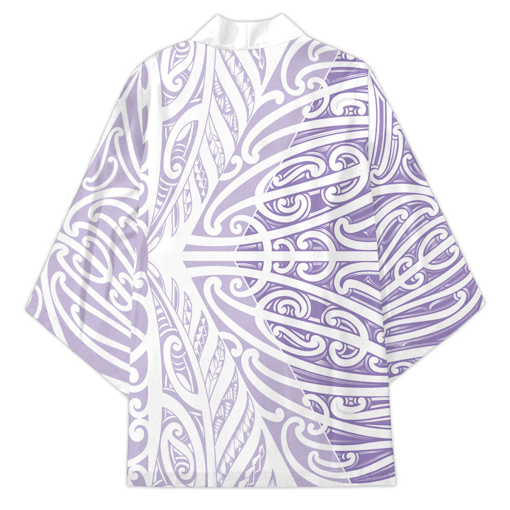 Purple New Zealand Puhoro Maori Tattoo Kimono LT14 - Polynesian Pride