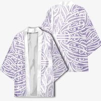 Purple New Zealand Puhoro Maori Tattoo Kimono LT14 - Polynesian Pride