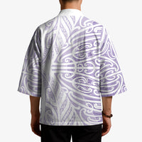 Purple New Zealand Puhoro Maori Tattoo Kimono LT14 - Polynesian Pride