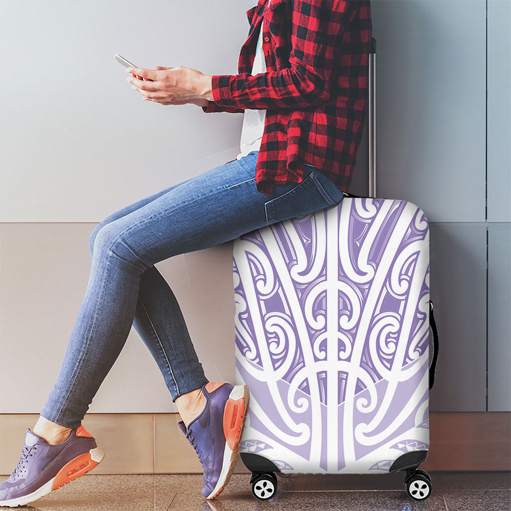 Purple New Zealand Puhoro Maori Tattoo Luggage Cover LT14 - Polynesian Pride
