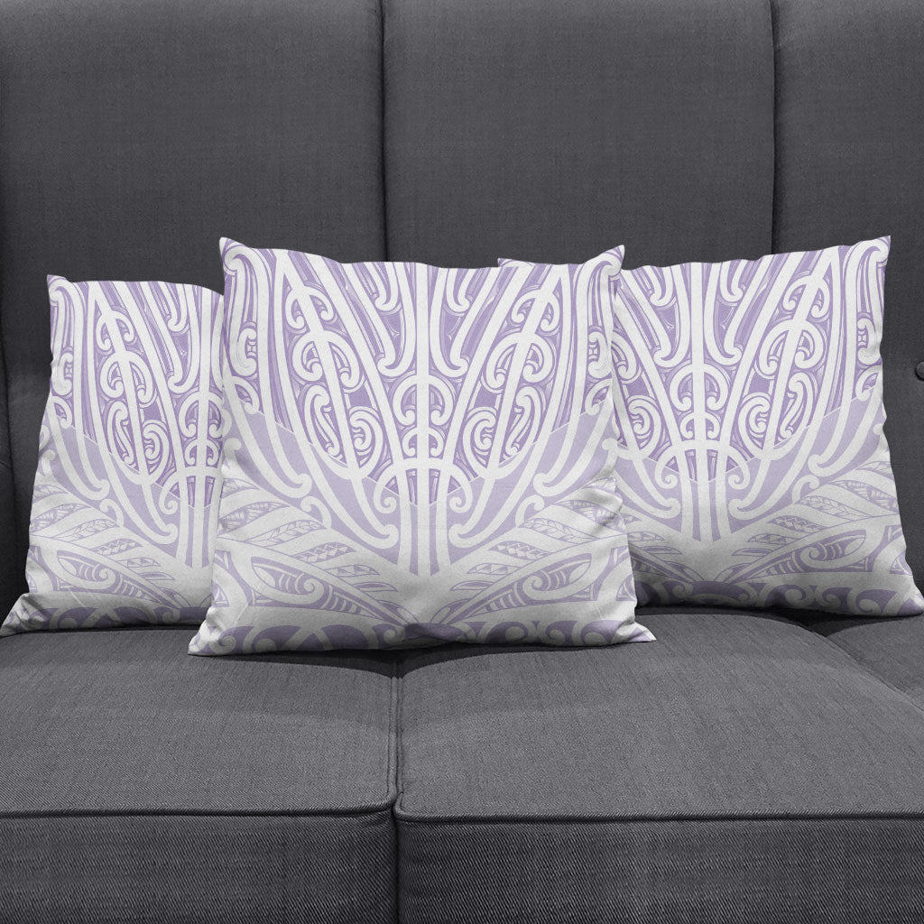 Purple New Zealand Puhoro Maori Tattoo Pillow Cover LT14 - Polynesian Pride