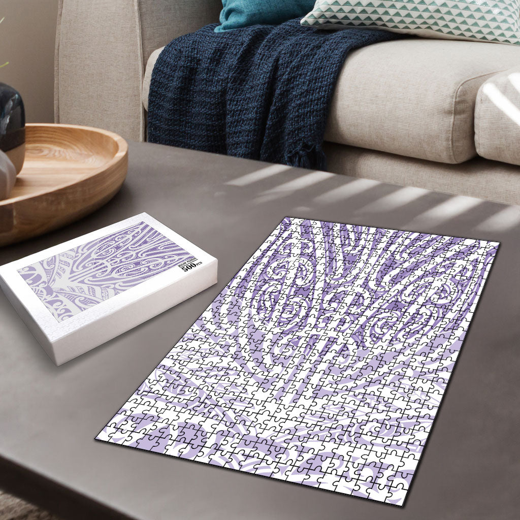 Purple New Zealand Puhoro Maori Tattoo Puzzle LT14 - Polynesian Pride