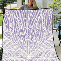 Purple New Zealand Puhoro Maori Tattoo Quilt LT14 Purple - Polynesian Pride