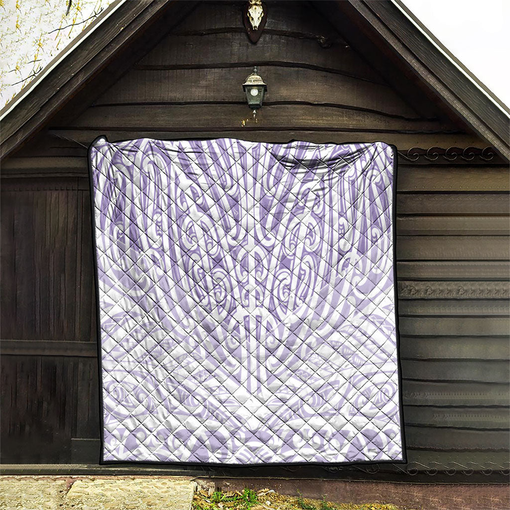 Purple New Zealand Puhoro Maori Tattoo Quilt LT14 - Polynesian Pride