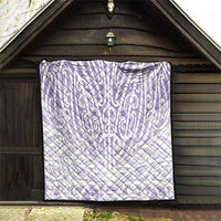 Purple New Zealand Puhoro Maori Tattoo Quilt LT14 - Polynesian Pride