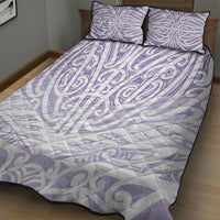 Purple New Zealand Puhoro Maori Tattoo Quilt Bed Set LT14 - Polynesian Pride
