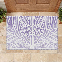 Purple New Zealand Puhoro Maori Tattoo Rubber Doormat LT14 Purple - Polynesian Pride