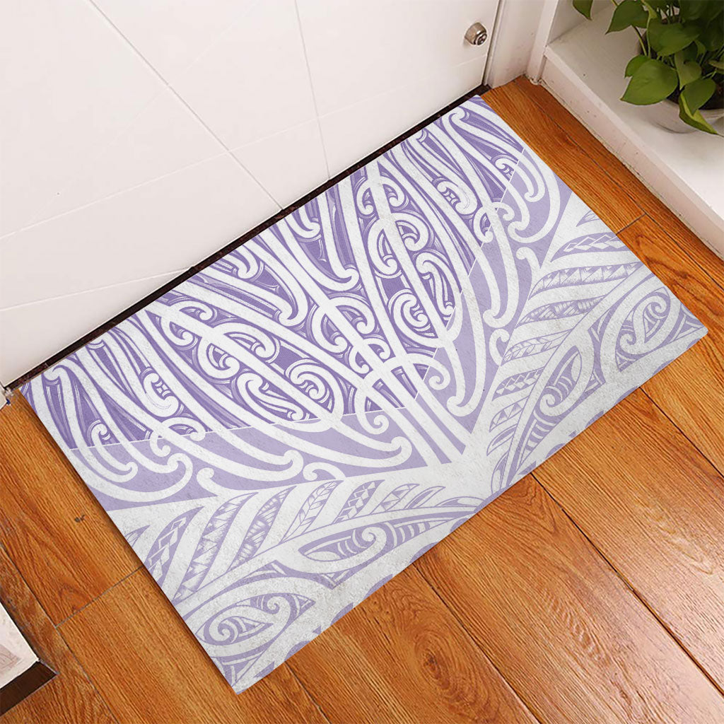 Purple New Zealand Puhoro Maori Tattoo Rubber Doormat LT14 - Polynesian Pride
