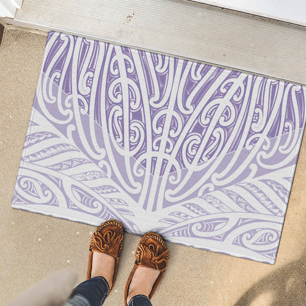 Purple New Zealand Puhoro Maori Tattoo Rubber Doormat LT14 - Polynesian Pride