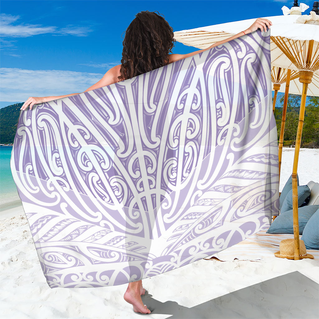 Purple New Zealand Puhoro Maori Tattoo Sarong LT14 One Size 44 x 66 inches Purple - Polynesian Pride