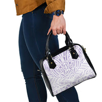 Purple New Zealand Puhoro Maori Tattoo Shoulder Handbag LT14 - Polynesian Pride