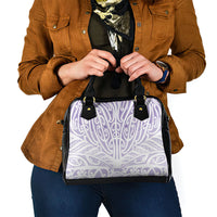 Purple New Zealand Puhoro Maori Tattoo Shoulder Handbag LT14 - Polynesian Pride