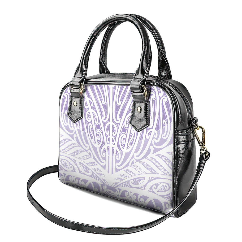 Purple New Zealand Puhoro Maori Tattoo Shoulder Handbag LT14 - Polynesian Pride