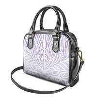 Purple New Zealand Puhoro Maori Tattoo Shoulder Handbag LT14 - Polynesian Pride