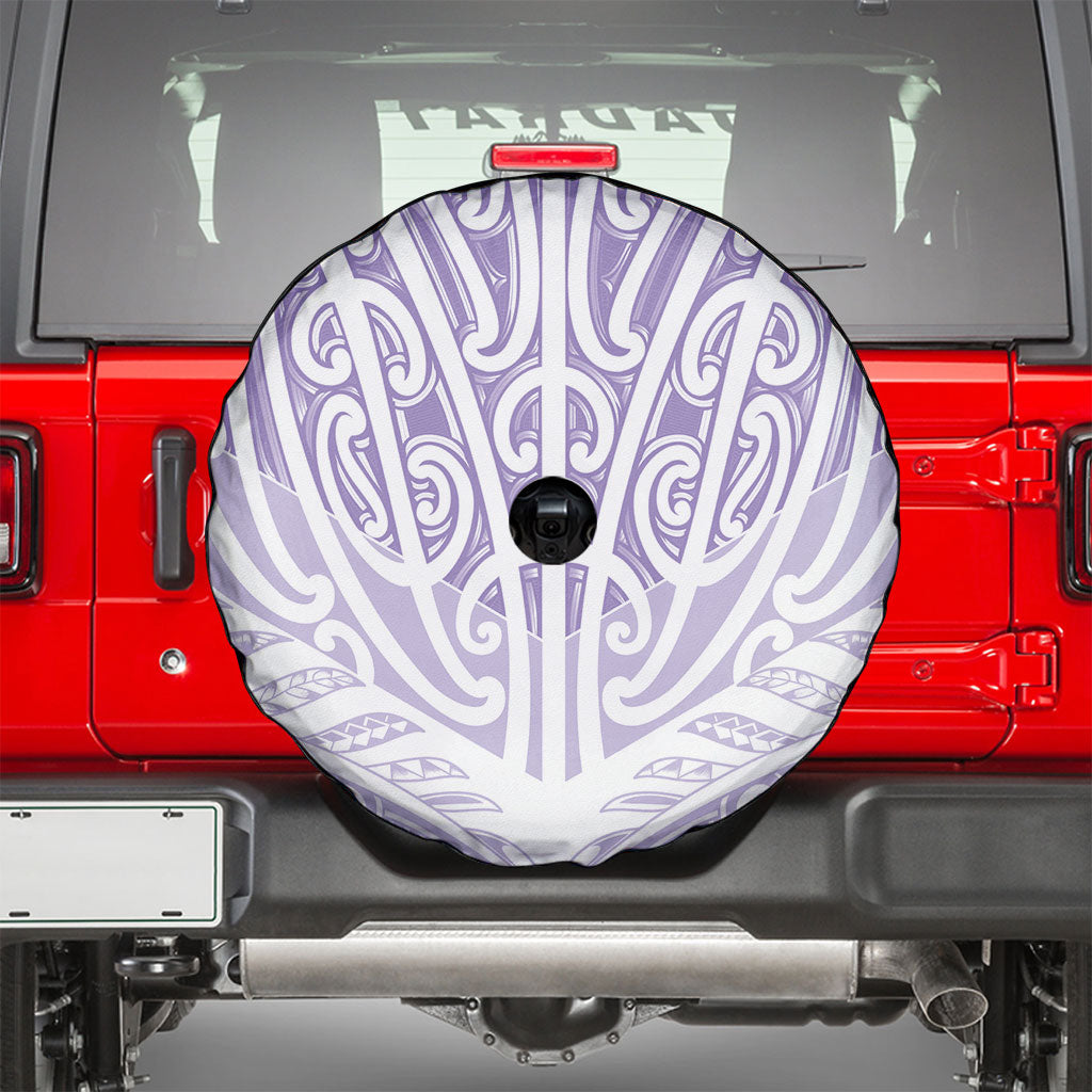 Purple New Zealand Puhoro Maori Tattoo Spare Tire Cover LT14 - Polynesian Pride